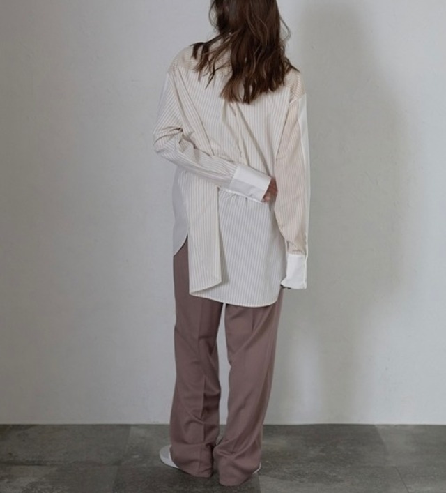 ユニセックスストライプシャツ