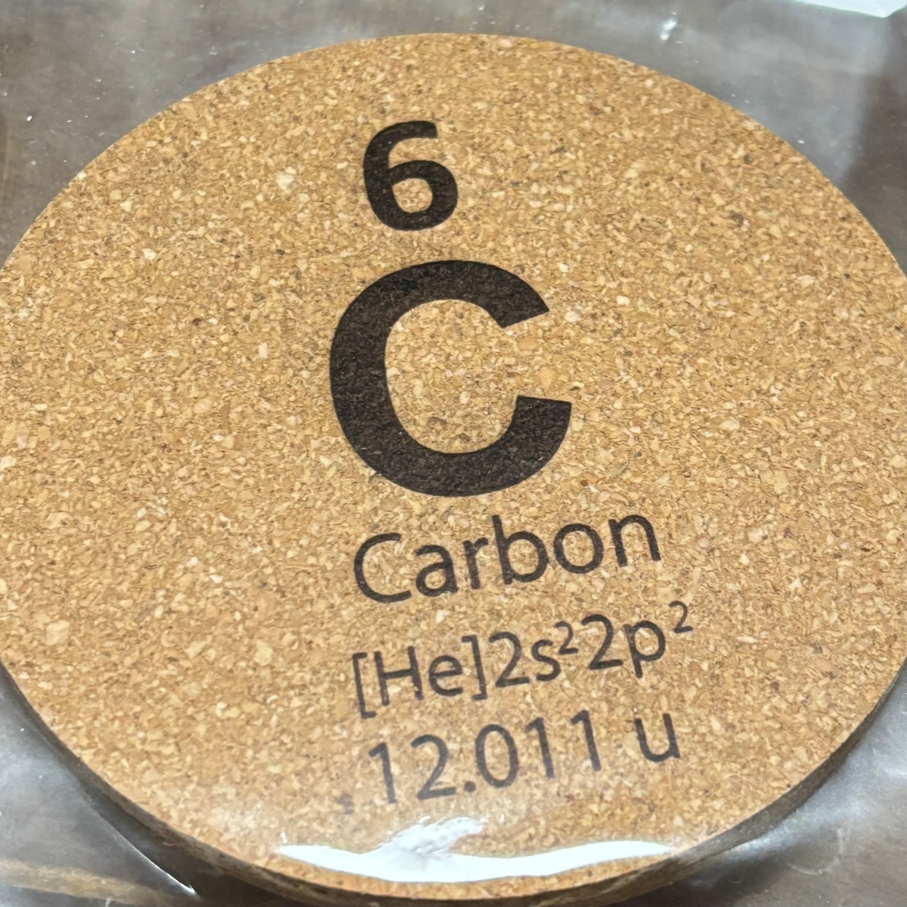 元素コースター 元素記号 化学 コルクコースター 理系雑貨 おしゃれ