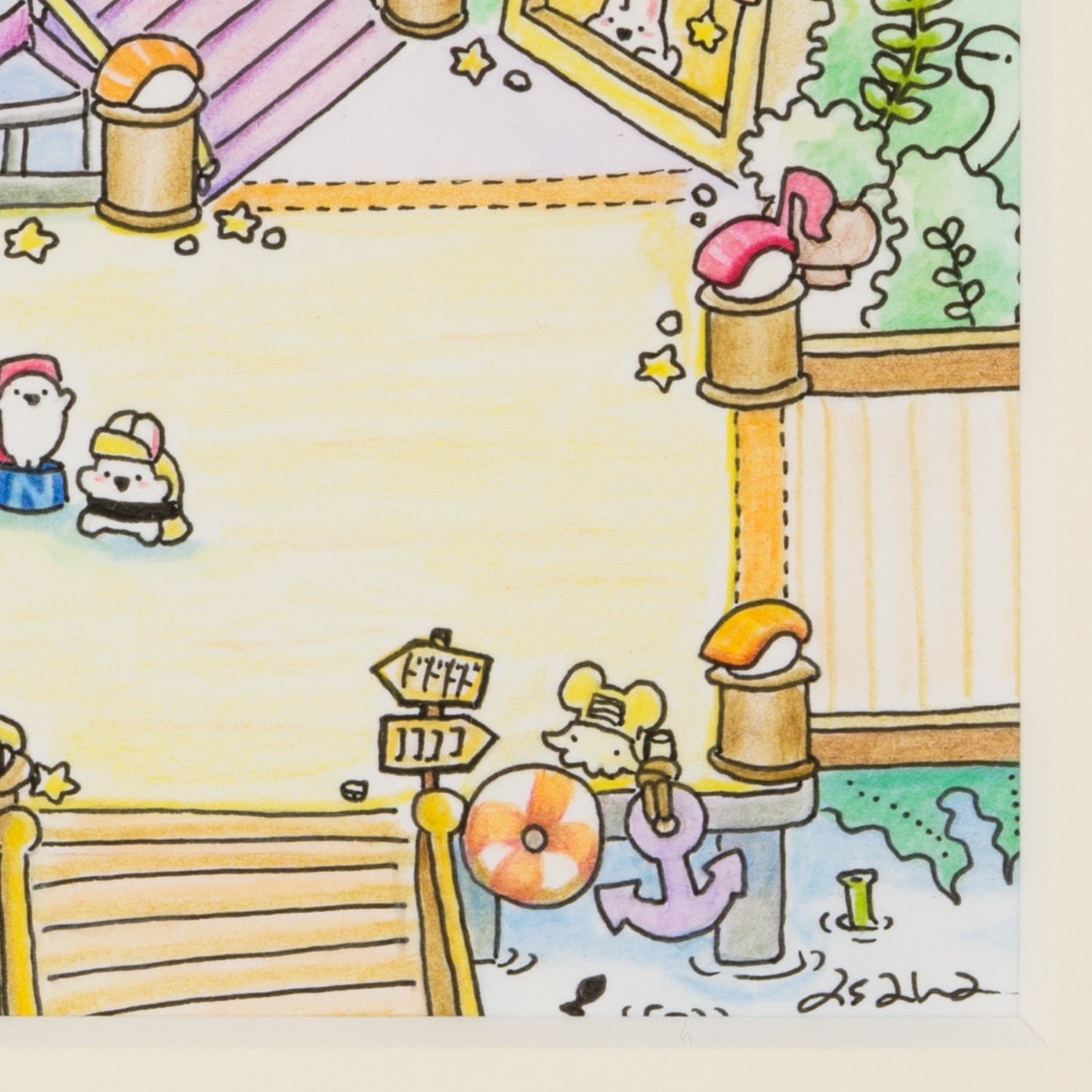 asaha ドコドコランド原画 6「ミュージックパーク 」 | TOKYO PiXEL