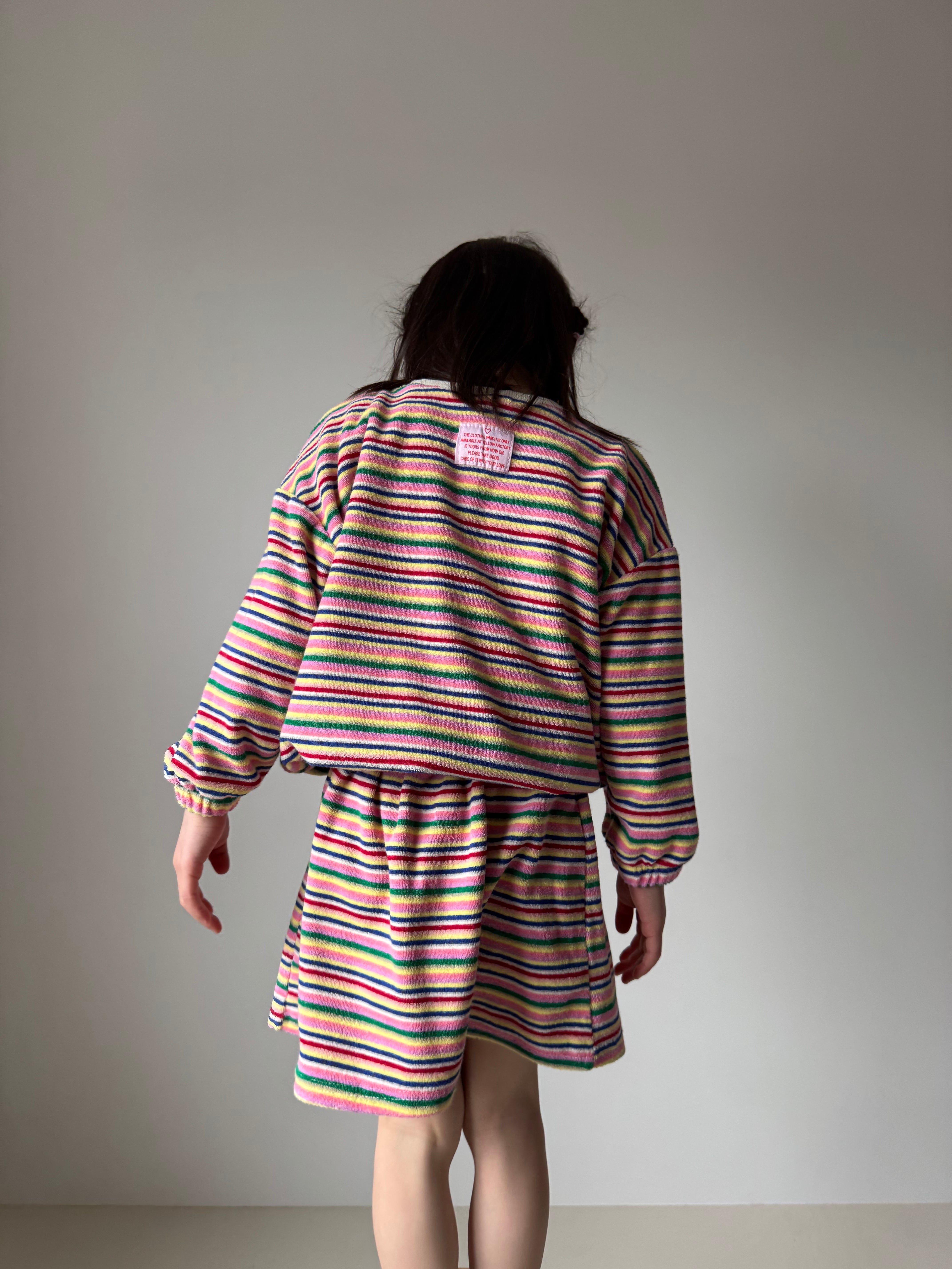 レインボーパイルスカート(90〜130cm)4033