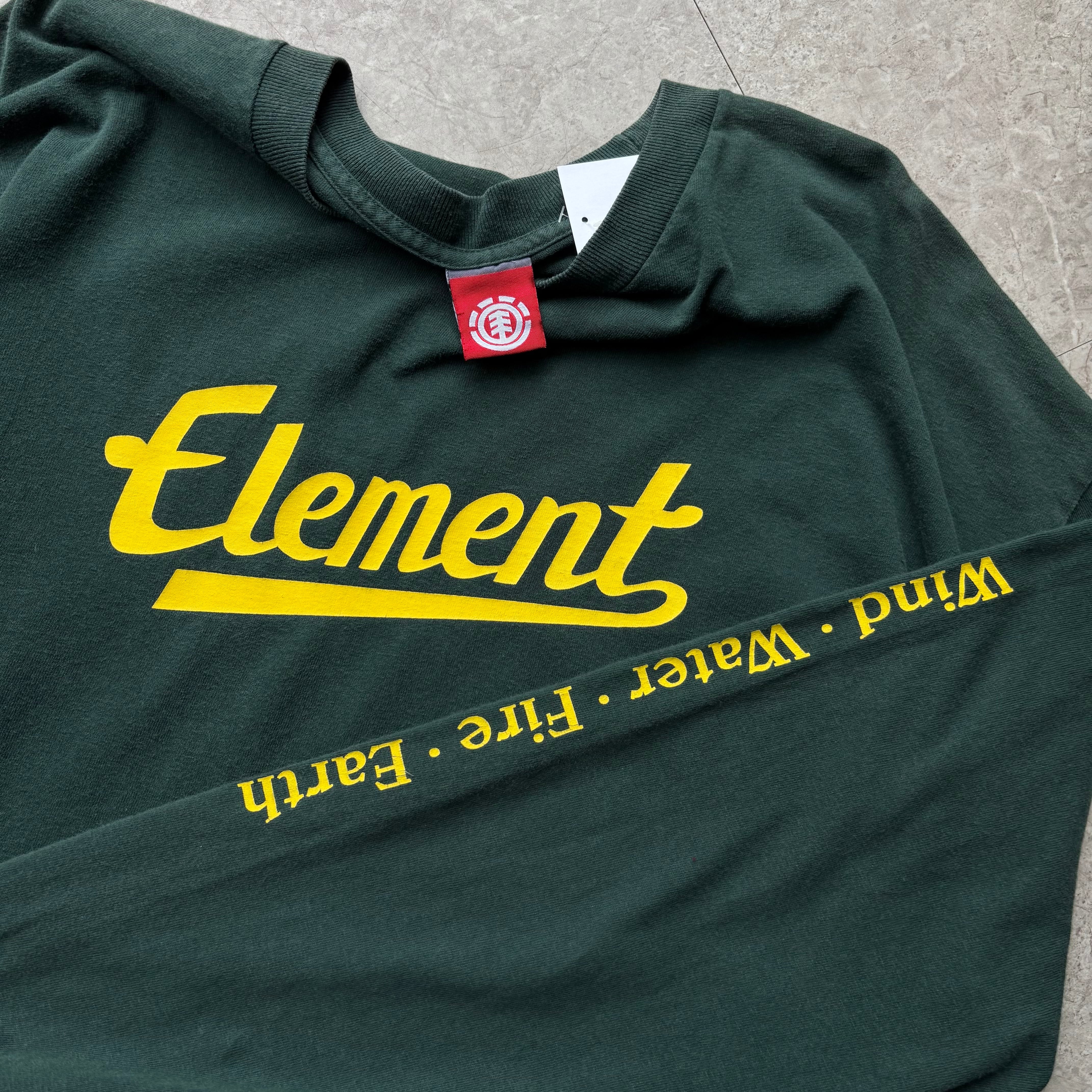 00s ELEMENT "Wind・Water・Fire・Earth" L/S T-shirt【仙台店】