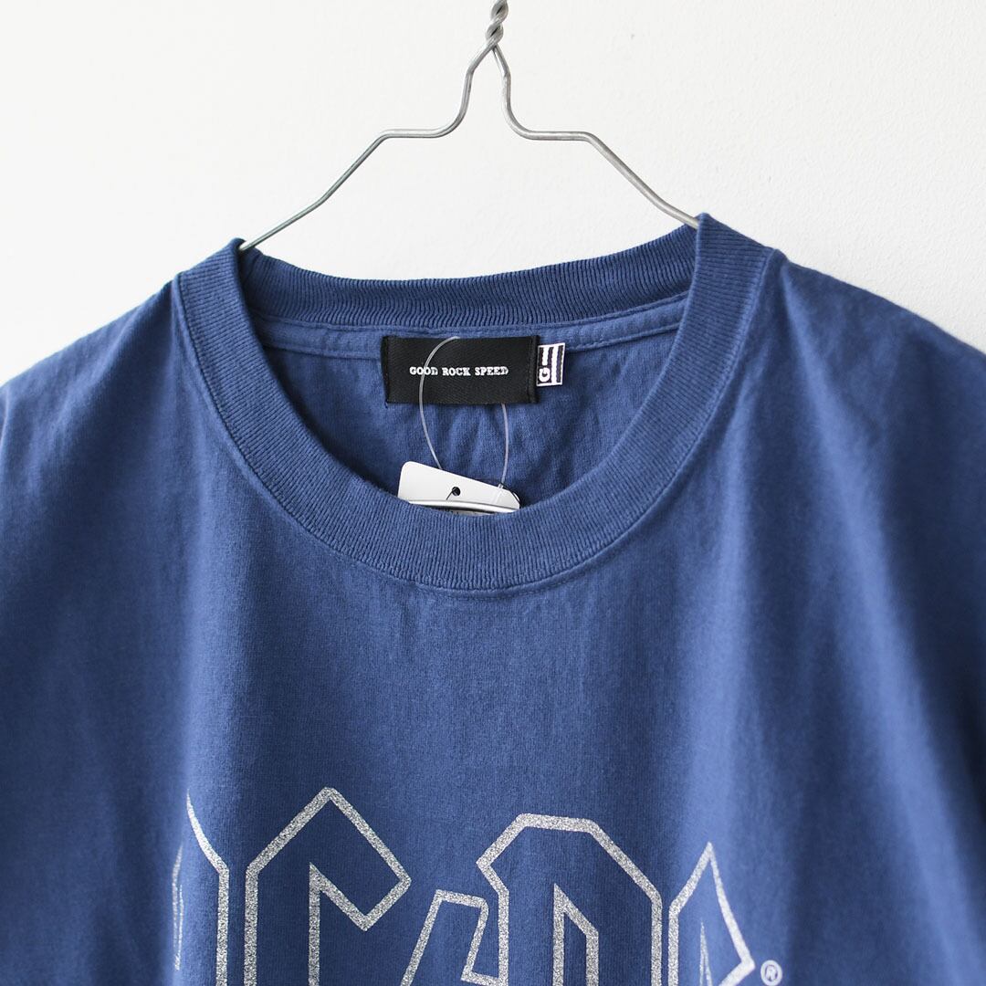 GOOD ROCK SPEED [グッドロックスピード] AC/DC GLITTER PRINT T-SHIRT
