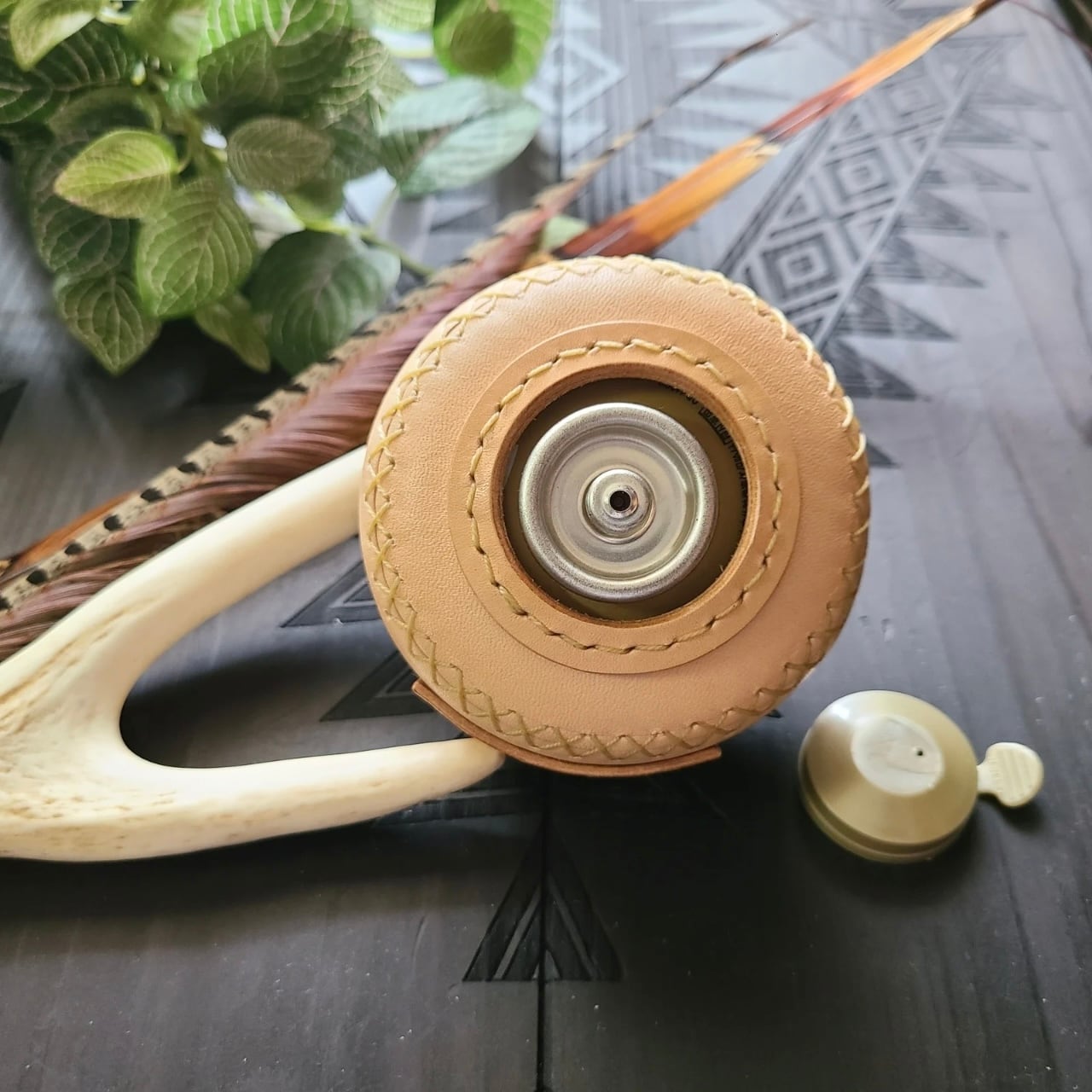 OD缶カバー/100､110サイズ/本革/スノーピーク/プリムス