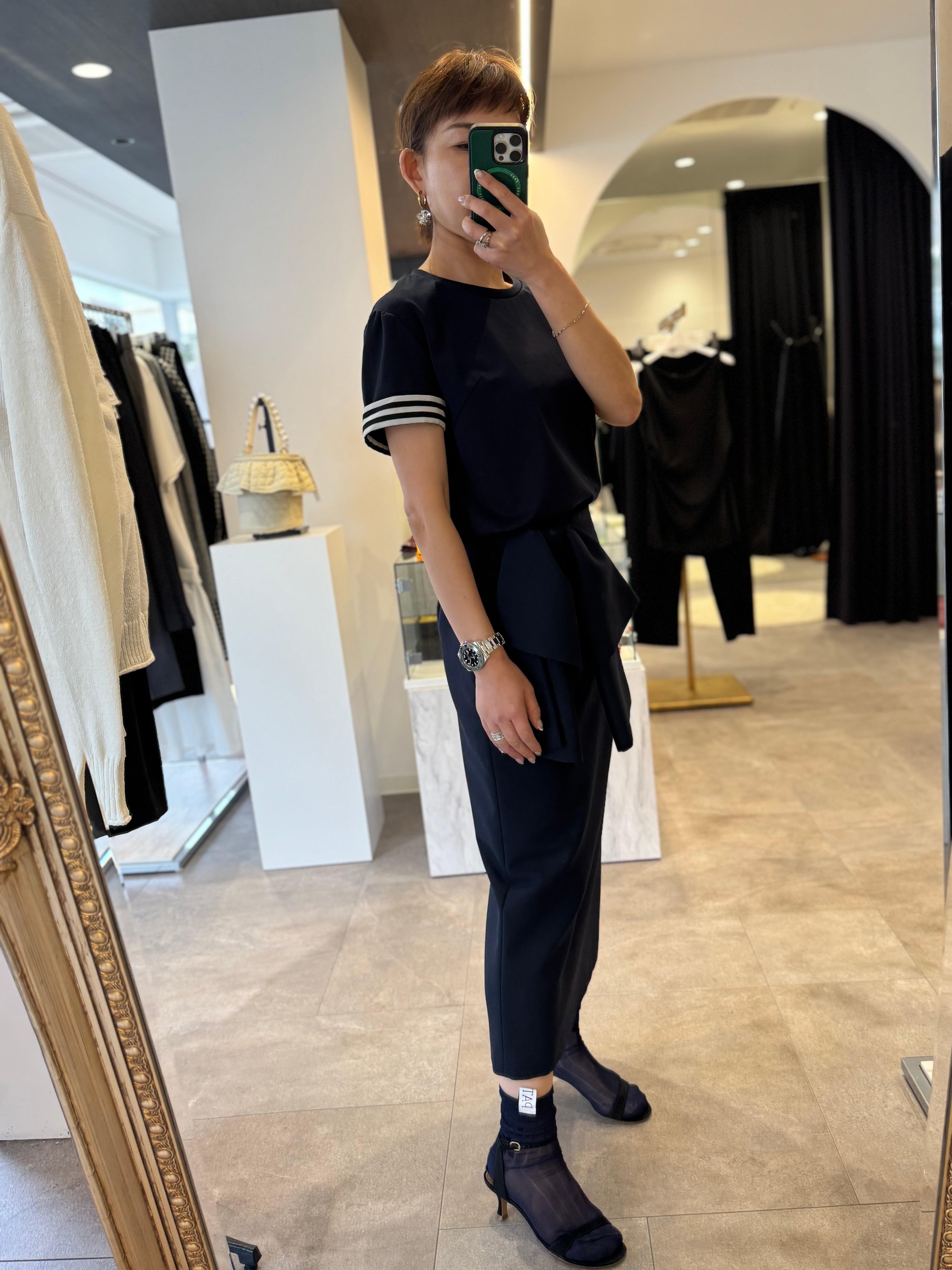 BORDERS at BALCONY BORDER CUFF TEE | FLICKA ASHIYA