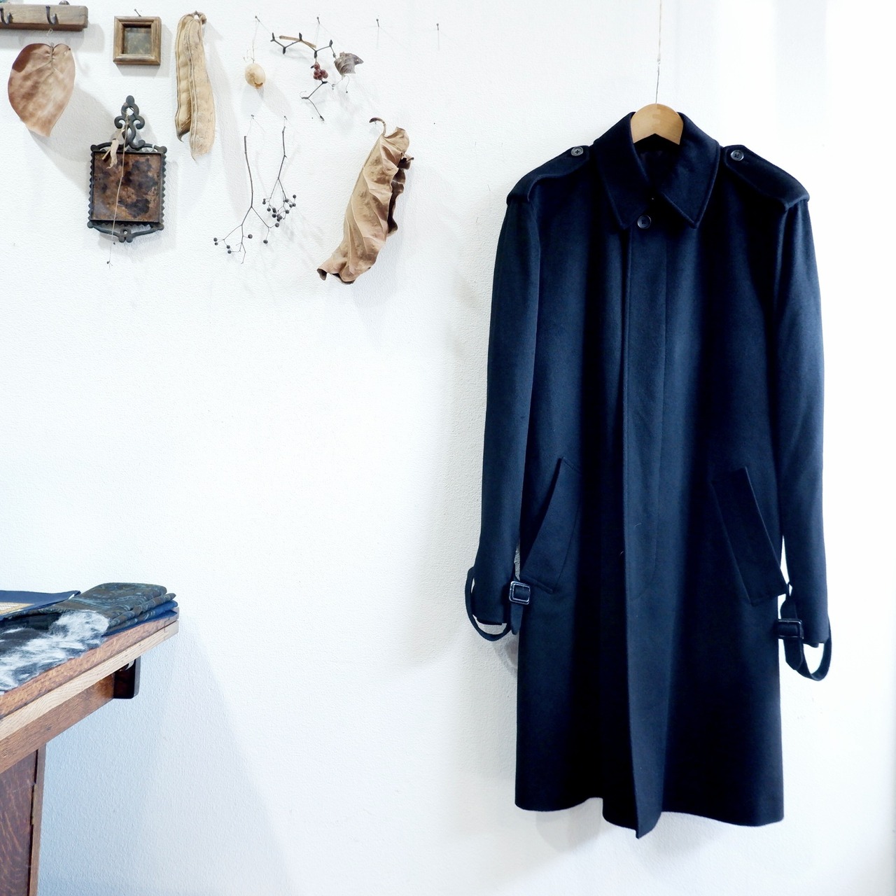 美品 ポールスミスコレクション チェスターコート ミンク カシミヤ 