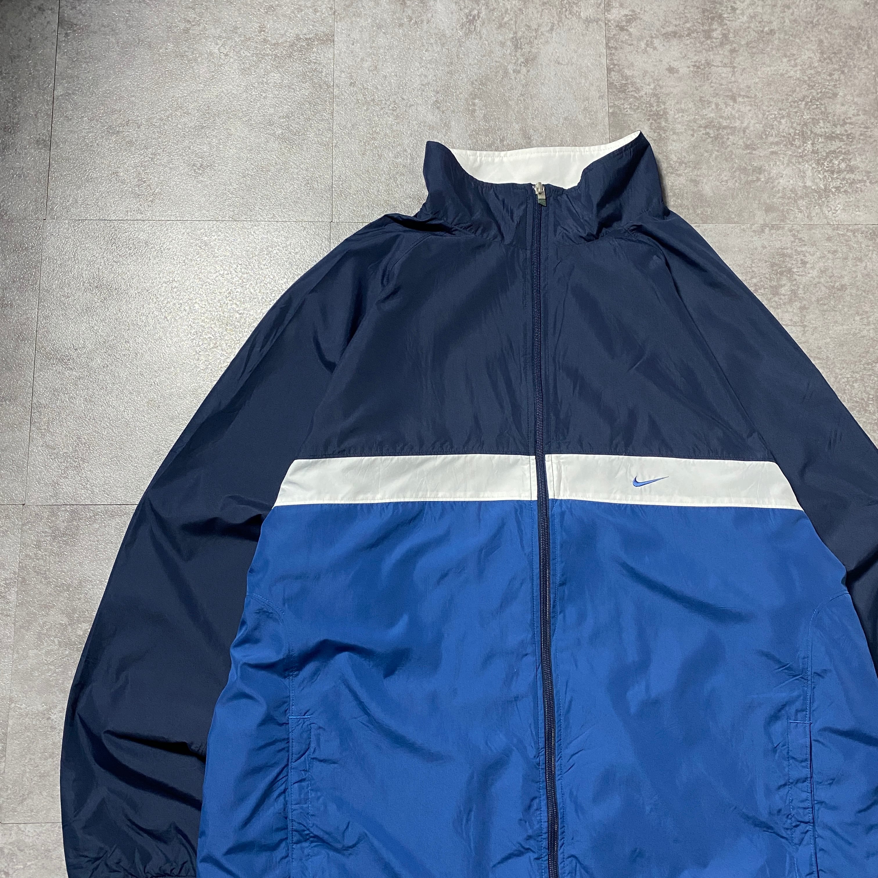 Size:XXL】00's NIKE ナイキ スウォッシュ 刺繍ワンポイント バック