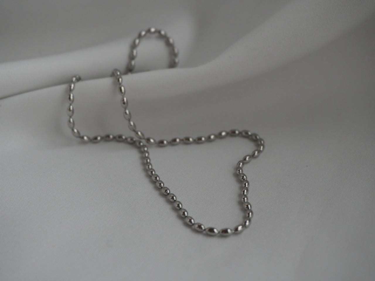 【 CORE 】stainless ballchain necklace