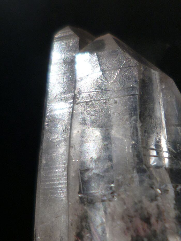 1217 レムリアンシード ソウルメイトツイン 虹入り水晶 レインボー