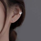 おしゃれ クロス 宝石 ピアス
