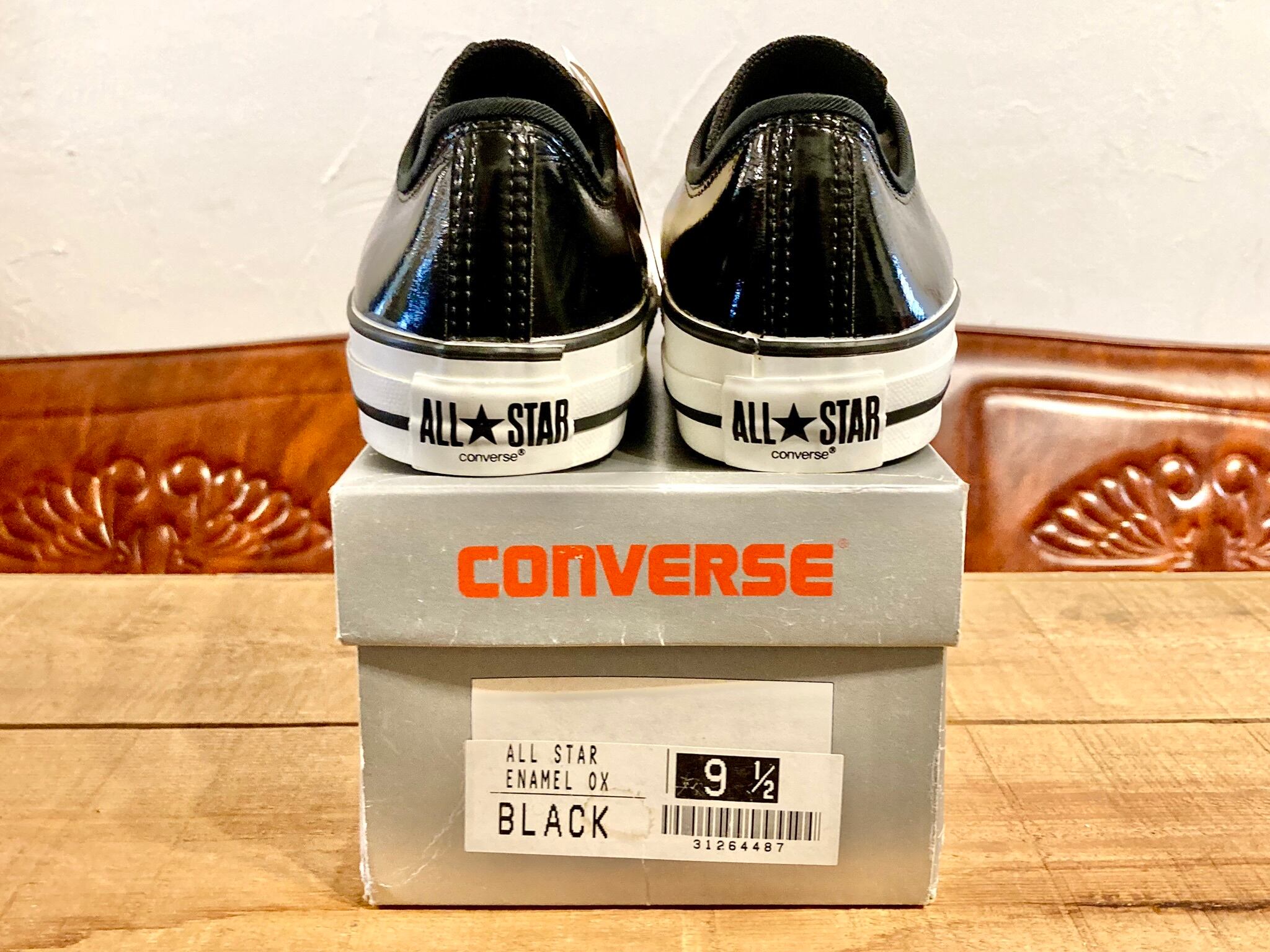 【美品】CONVERSE ALLSTAR エナメル　黒　26.5cm CONVERSE（コンバース）の「メンズ コンバース オールスター エナメル