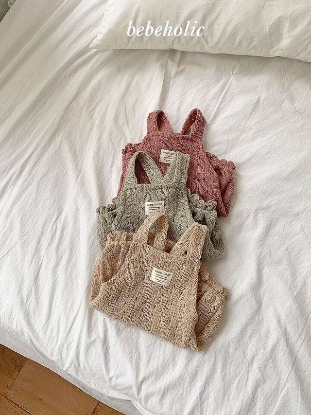 予約⌇BEBEHOLIC / Honey knit suit