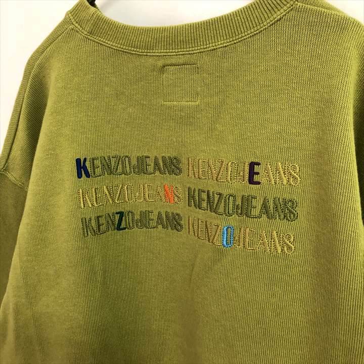 90s 古着 ケンゾー KENZO スウェット トレーナー ワンポイントロゴ