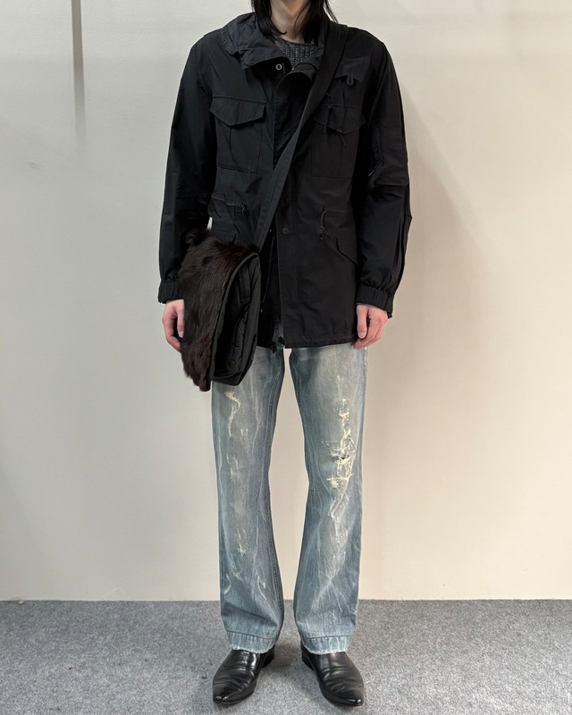 【99FW/PRADA SPORT】nylon fur shoulder bag