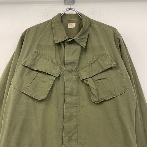 70s US ARMY used jungle fatigue jacket SIZE:S/L (S1→N)