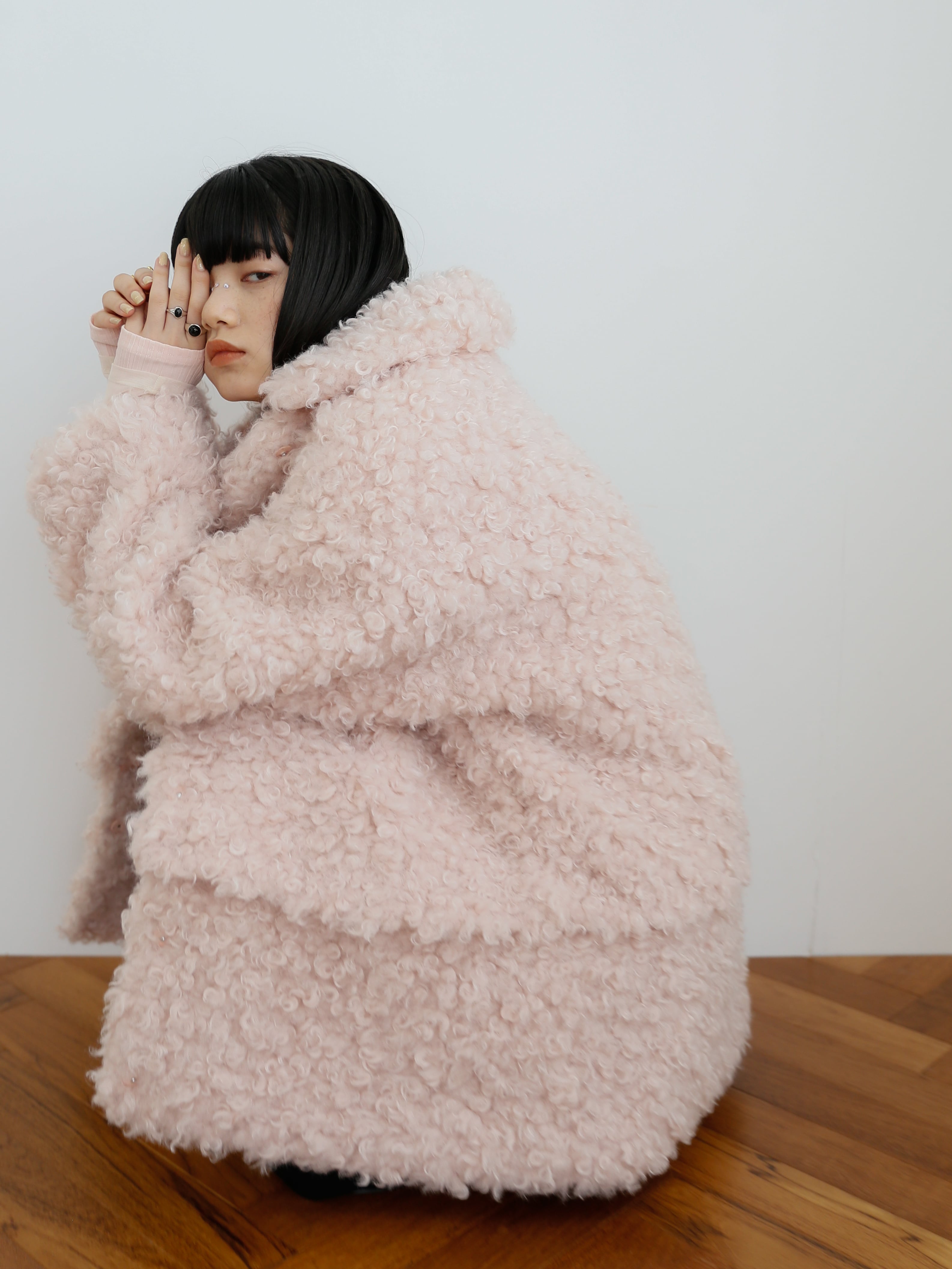 4way eco fur coat（pink） | Katrin TOKYO