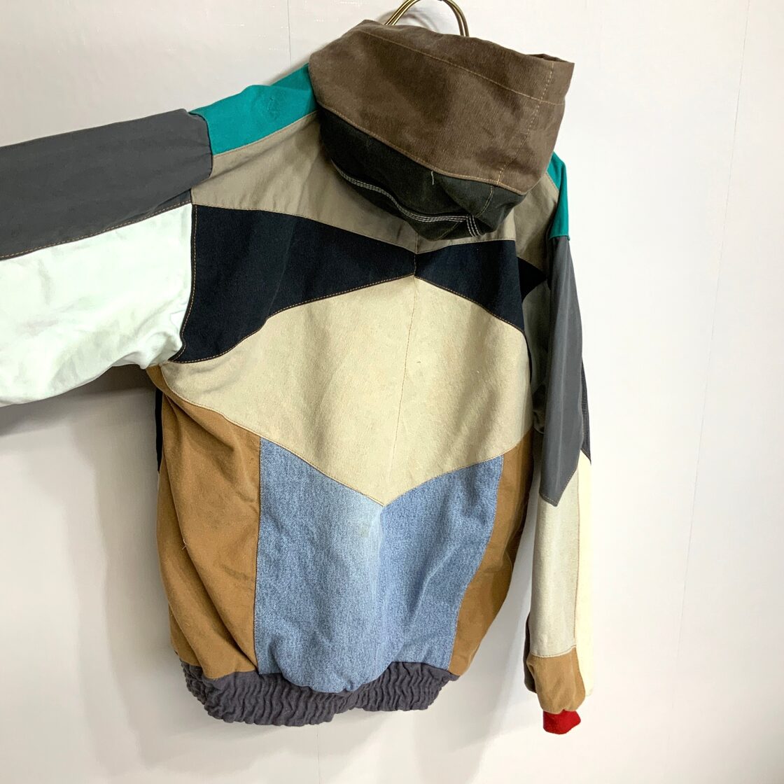 希少 1点モノ Carhartt カーハート ツギハギ ダックパーカー マルチ 
