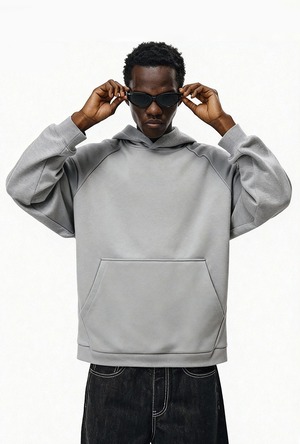 HeiQスマート温度調節 立体裁断プルパーカー