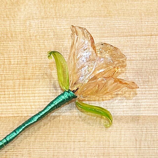 Item974 【キット】ヴェネチアンガラス ローズ ガラスの薔薇 Sサイズ