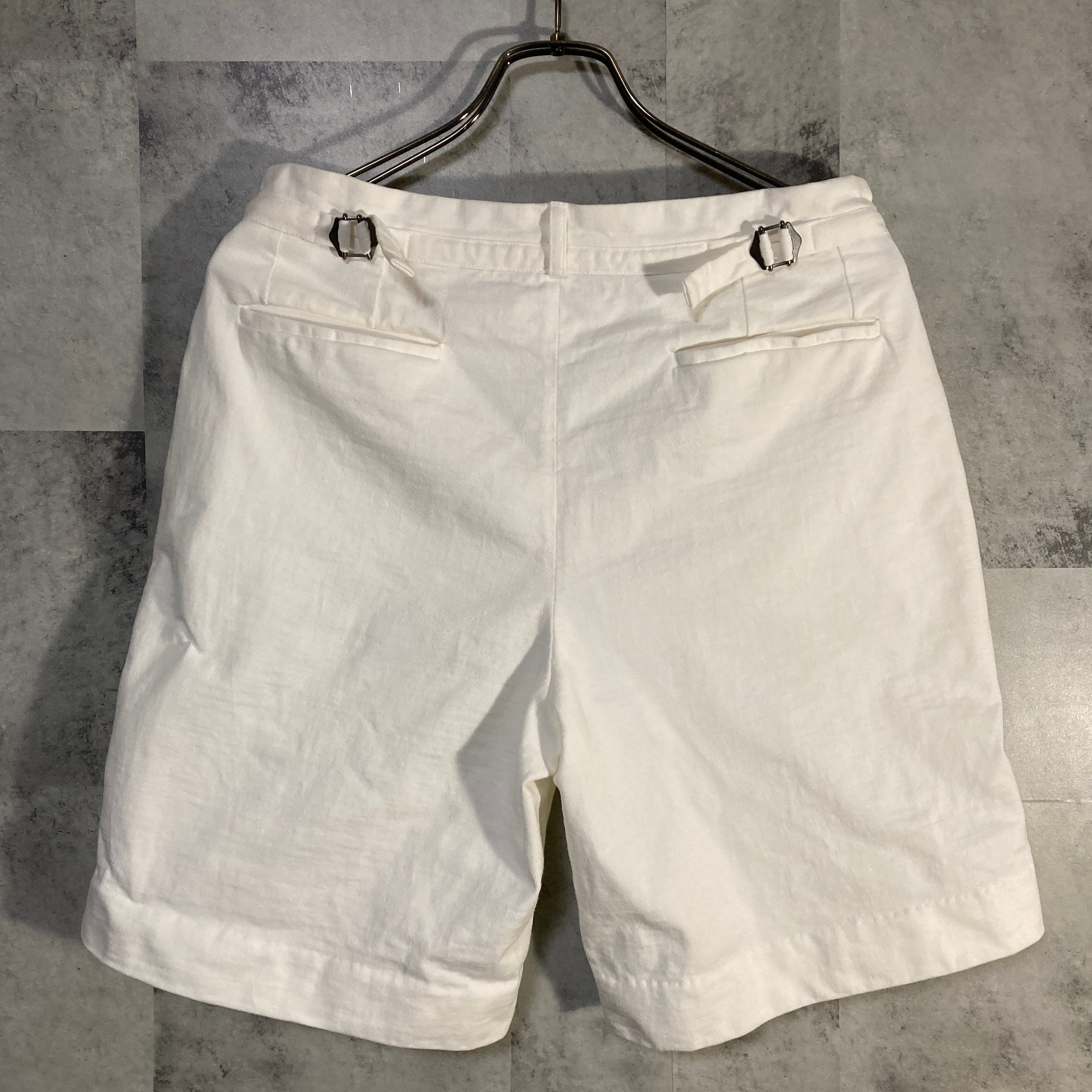 日本製 AURALEE オーラリー ショートパンツ コットン ホワイト 1