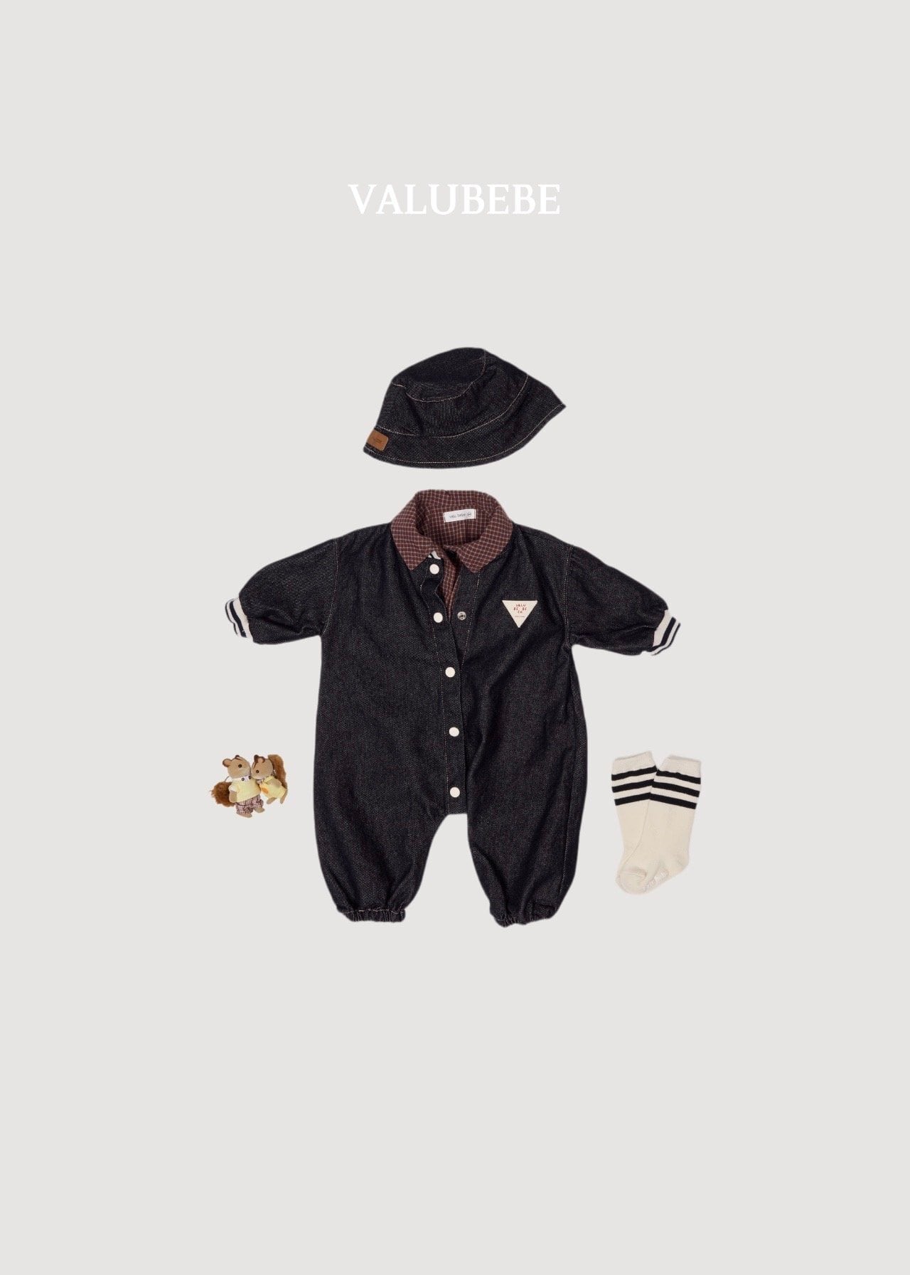 送料無料【予約】/ チェックチェックシャツ / valubebe