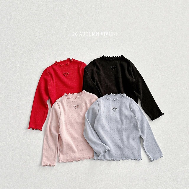 VIVID I［取寄］heart eyelet tee 26autumn