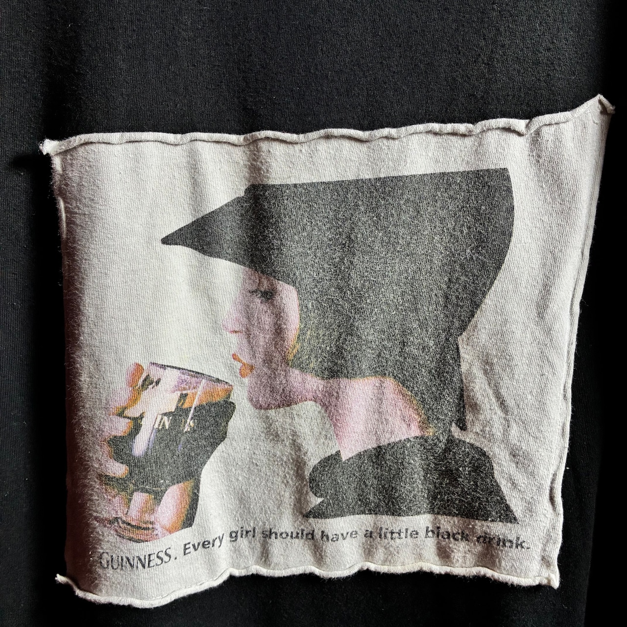 GUINNESS Beer プロモTシャツ 黒 ピンナップガール ギネスビール