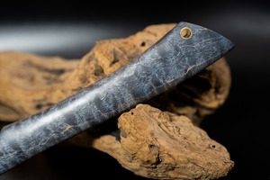 スタビライズウッド 楓 虎杢 S型木製カッターナイフ　flamberg