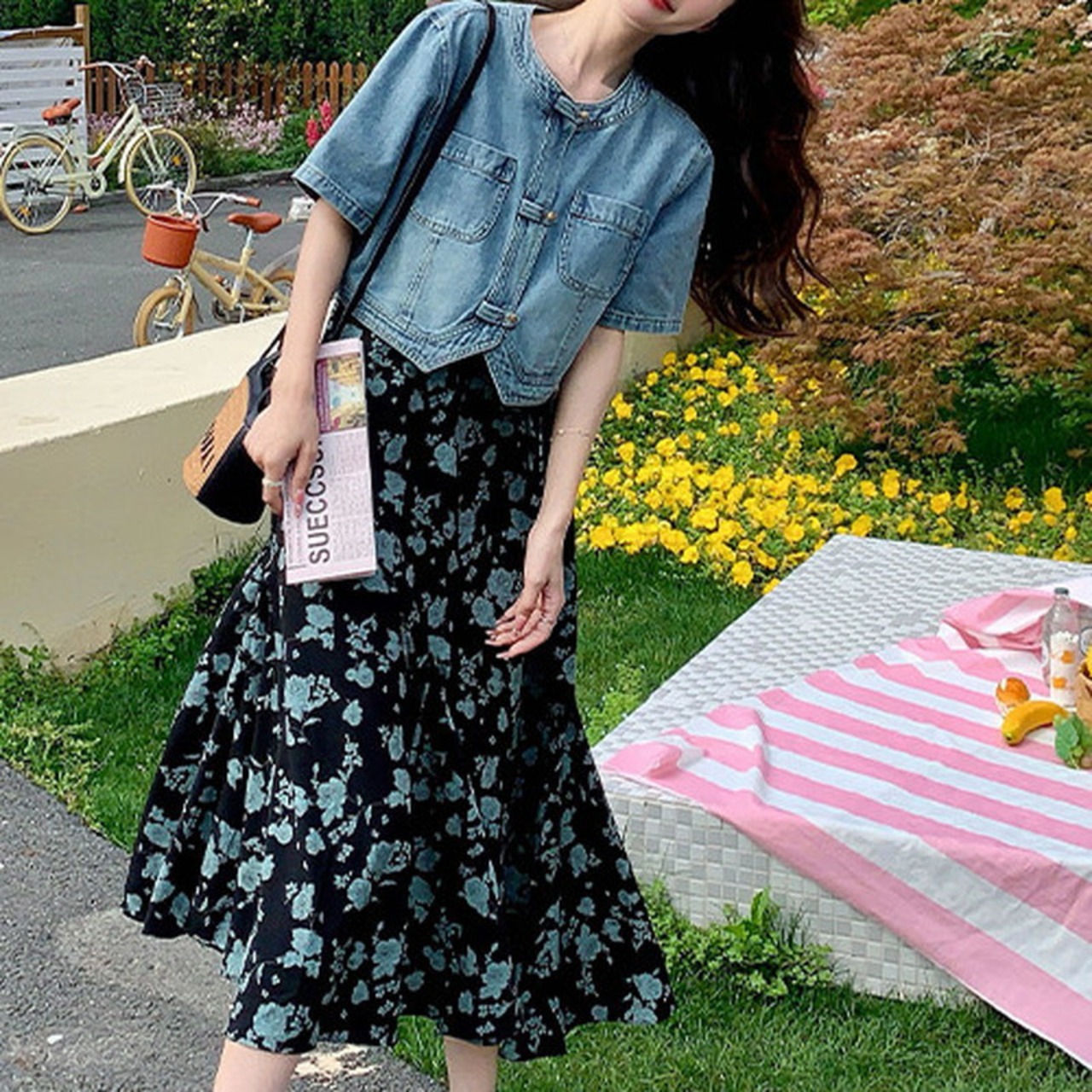 ショートデニムジャケット W00258