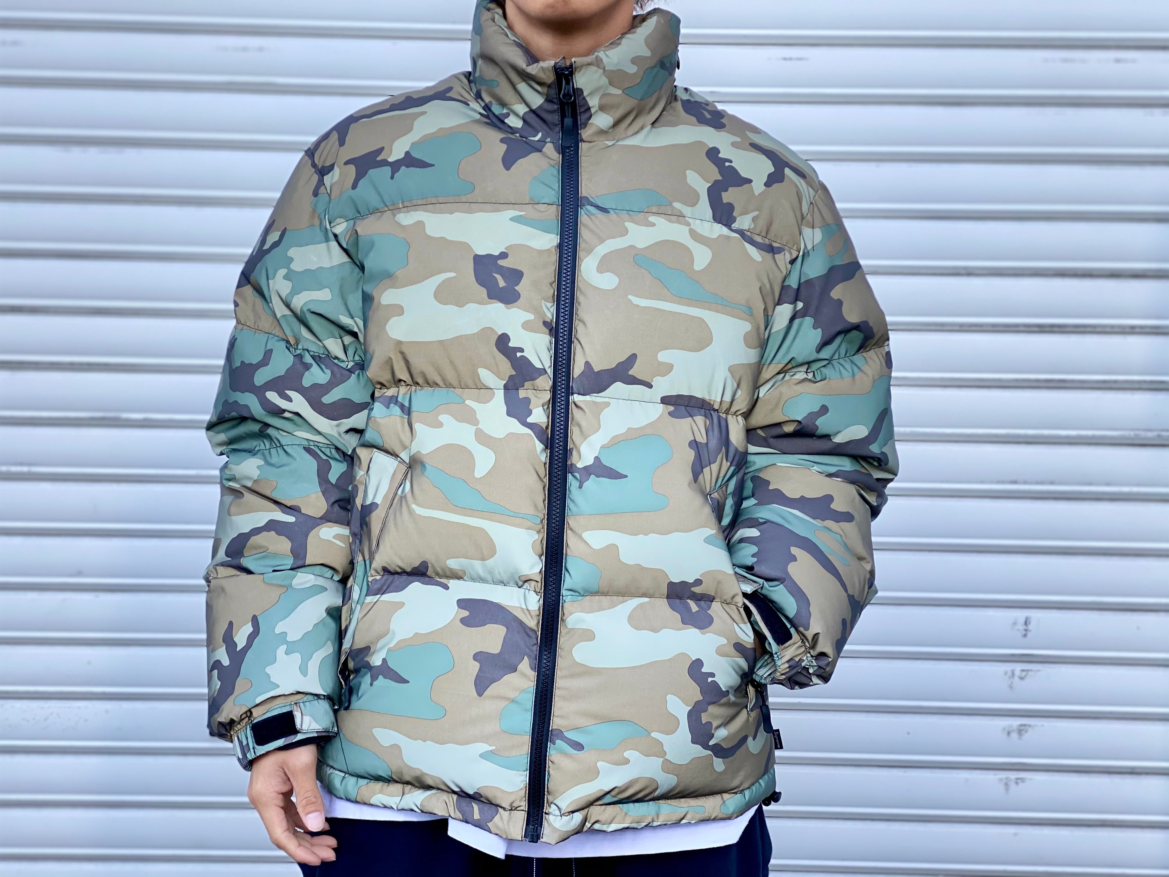 最安 M Supreme Reflective Camo Down Jacket