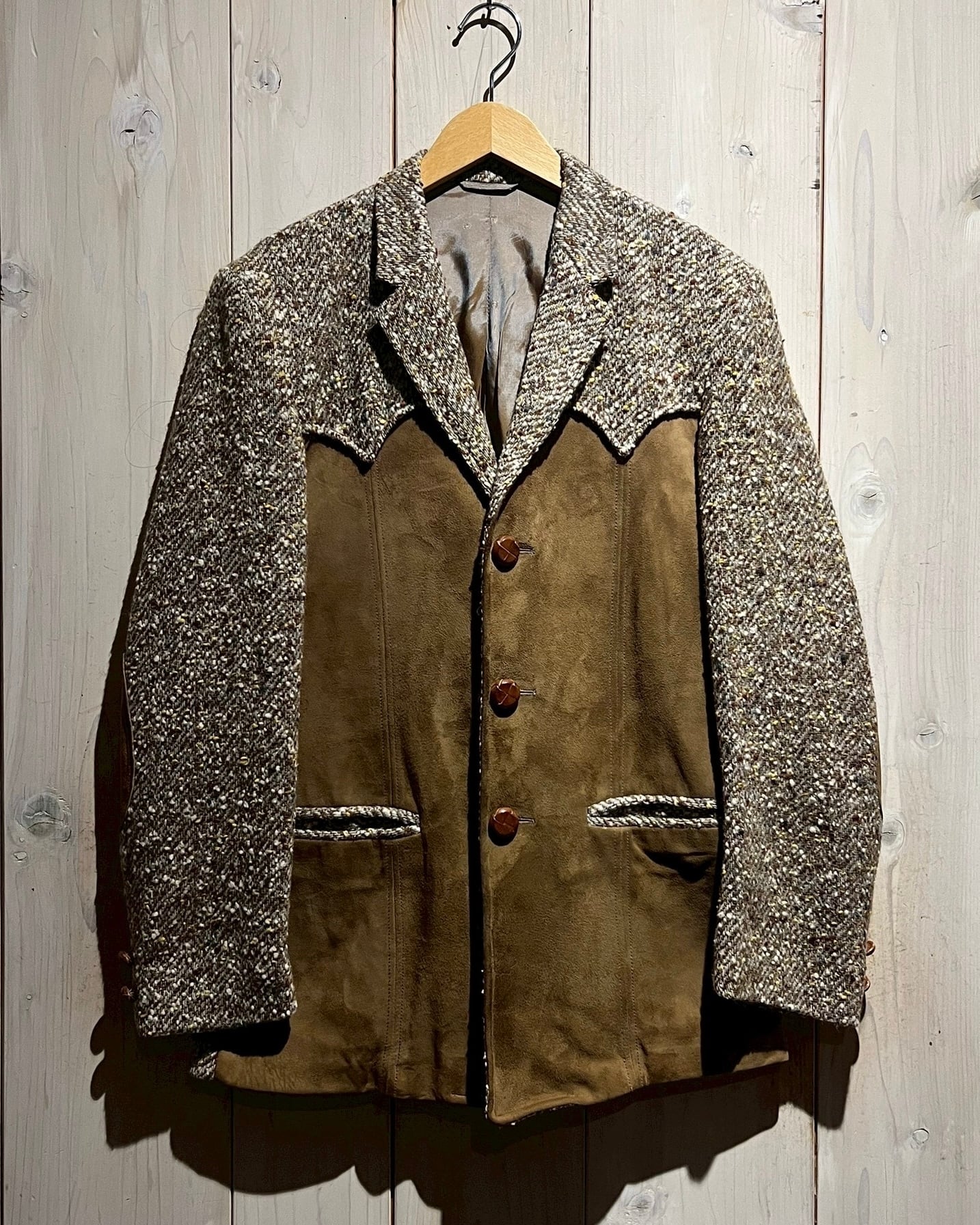 a.k.a.C.a.k.a vintage】60's〜70's Suede Leather Switching Vintage