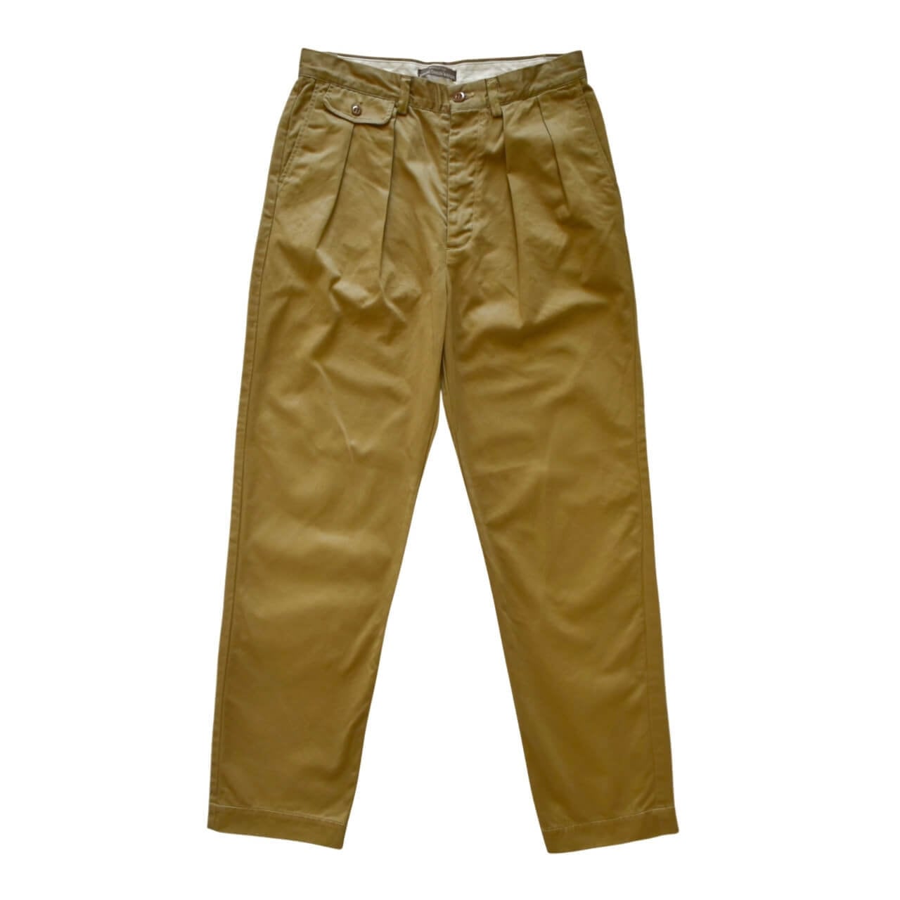 WORKERS / Officer Trousers 2Tuck 10oz USMC Khaki Chino