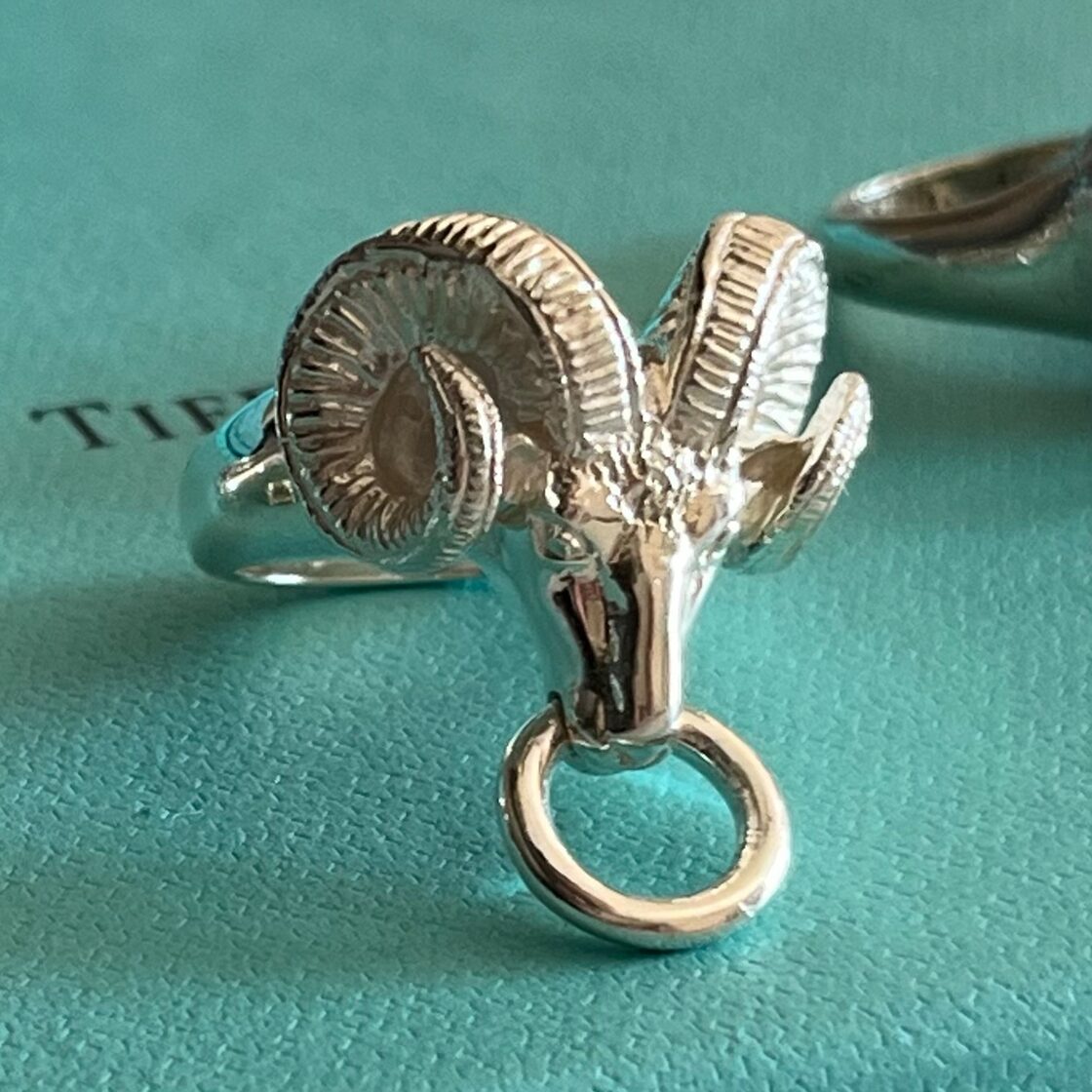 vintage tiffany ヴィンテージティファニー1995 knock door sheep ring 