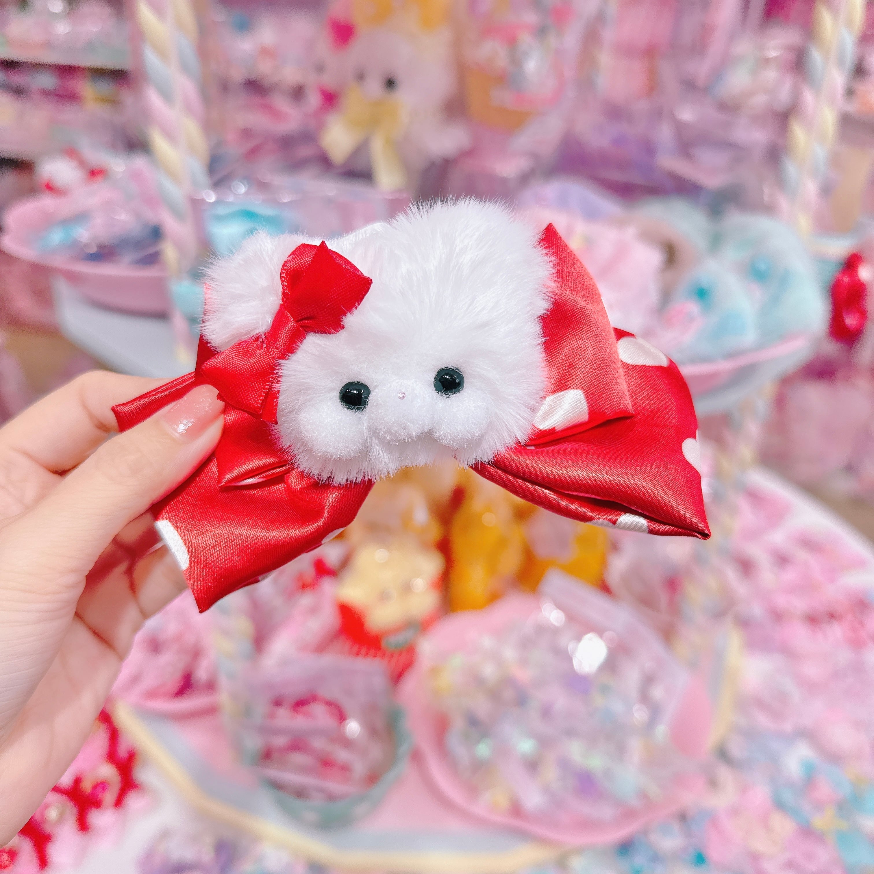 【G6】43-31バレンタインモグモグちゃんヘアクリップ