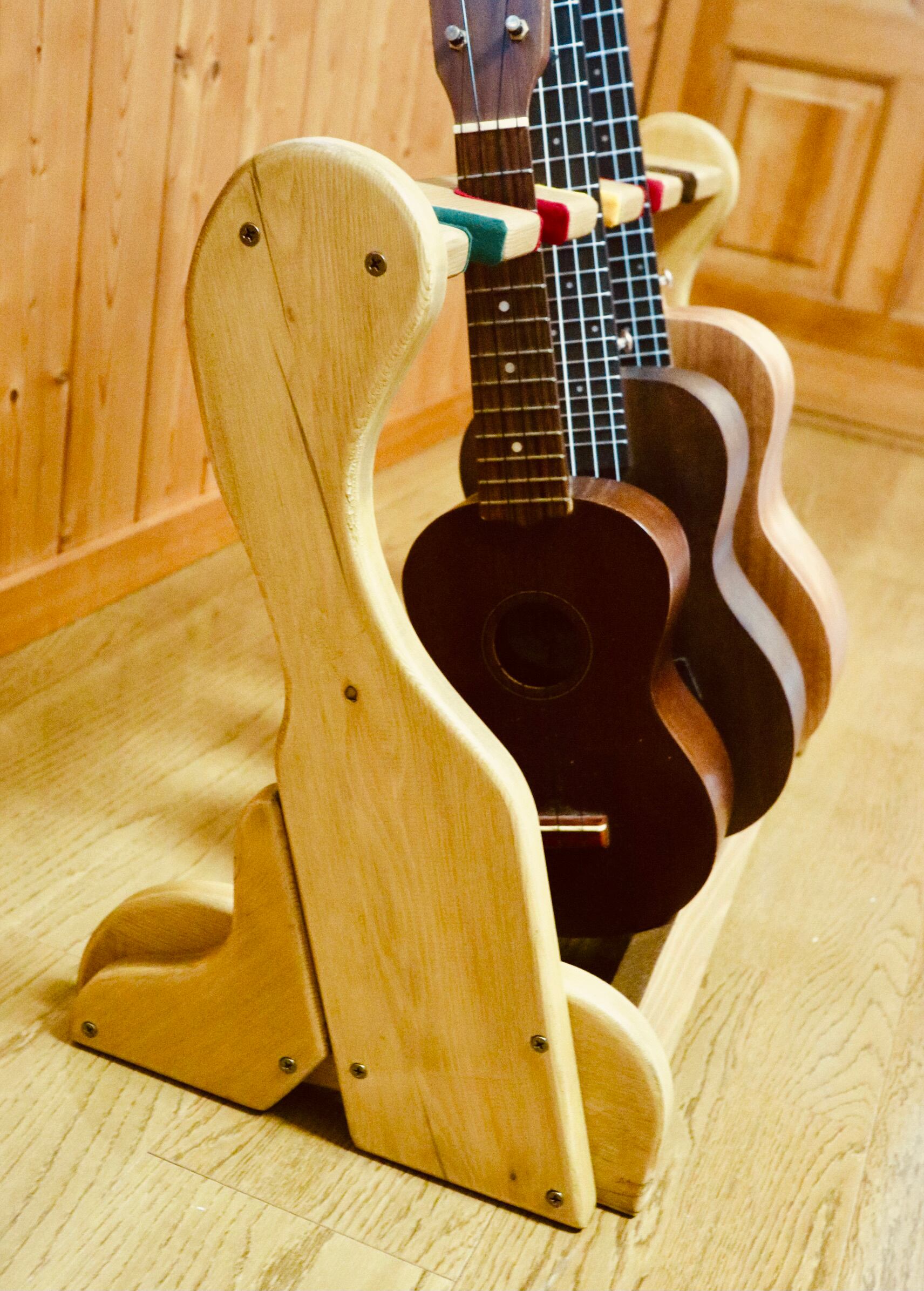 24時間以内に発送 手作り木工 木製ウクレレスタンド オーク 本掛け Shinsaku Shouhin ハンドメイド その他 Edmontonquotient Com