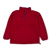 90s USA製 Vintage L.L.Bean エルエルビーン スナップT フリースジャケット プルオーバー M /アメリカ製/ビンテージ/ピンクパープル系