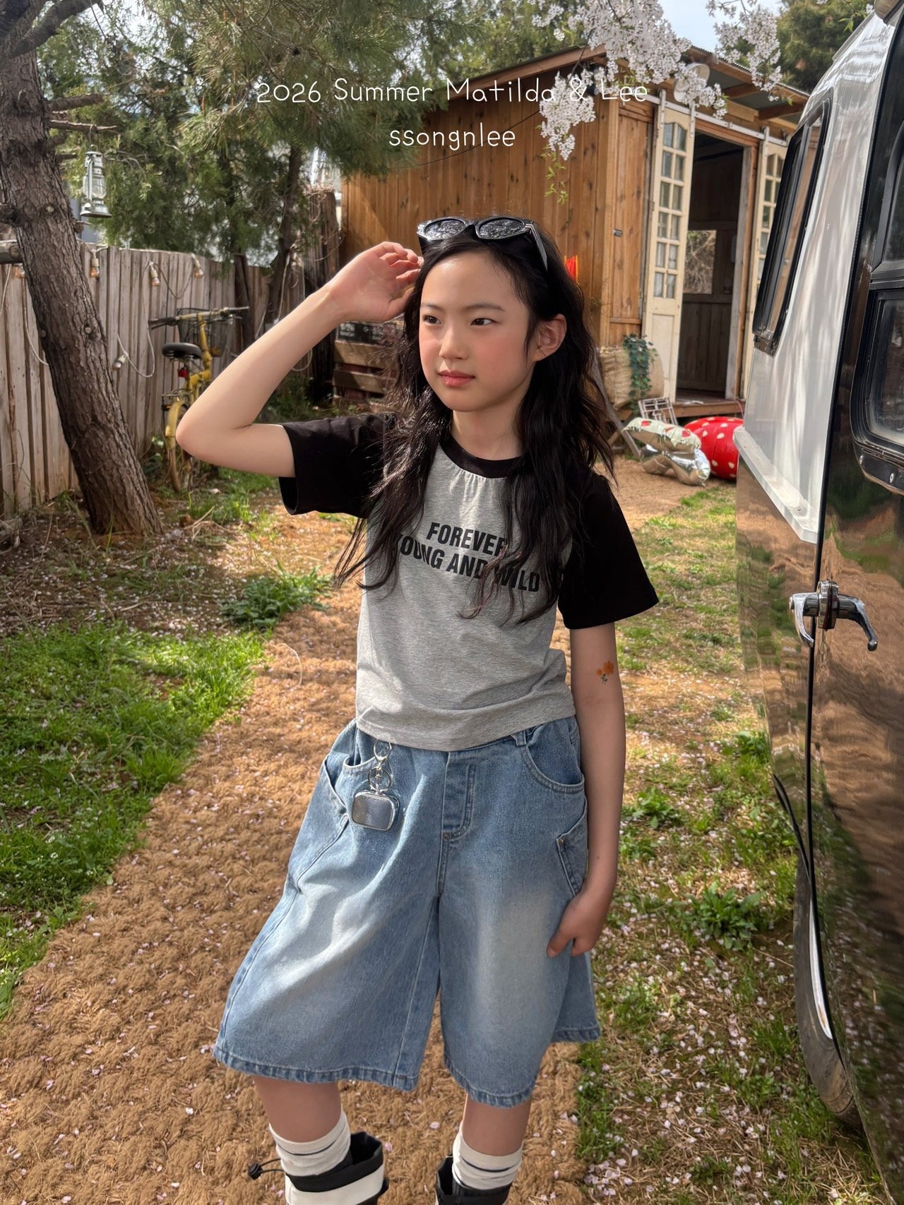 [Matilda&Lee] Pocket Denim Shorts (15/17/19) / [마틸다앤리] 포켓데님반바지 (15/17/19)