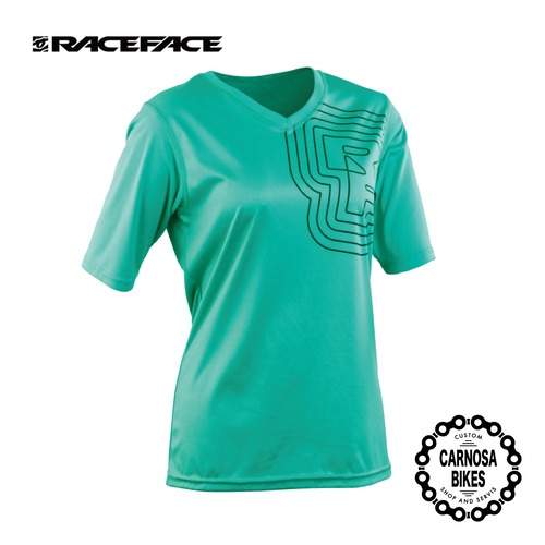 【RACEFACE】WOMEN’S CHARLIE SS JERSEY [ウィメンズ チャーリー SS ジャージ] Mint 女性用 サイズM