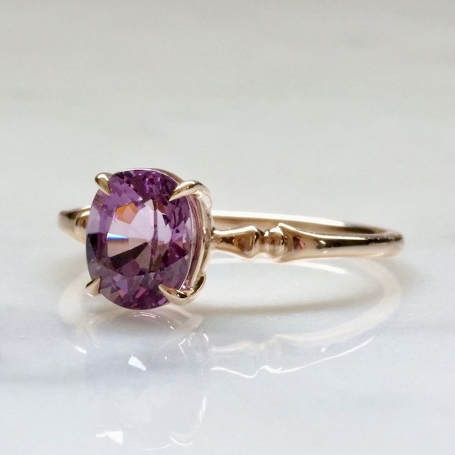 Purple Spinel ring / K10