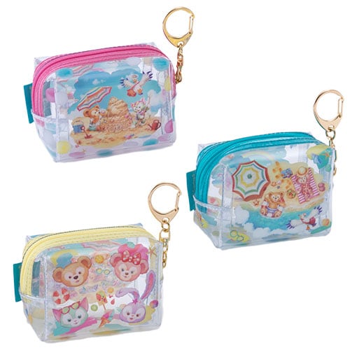 ポーチ ダッフィーのサニーファン 2019 東京 ディズニー シー 限定 ダッフィー＆フレンズ 夏イベント ミニポーチ 小物入れ 友達 お揃い クリア 小さい