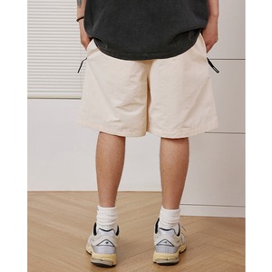 ★RETRO LOOSE STRAIGHT HALF LENGTH PANTS　　　A0650