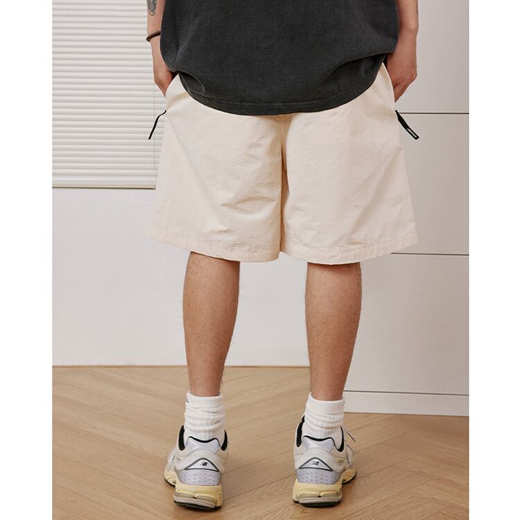 ★RETRO LOOSE STRAIGHT HALF LENGTH PANTS　　　A0650