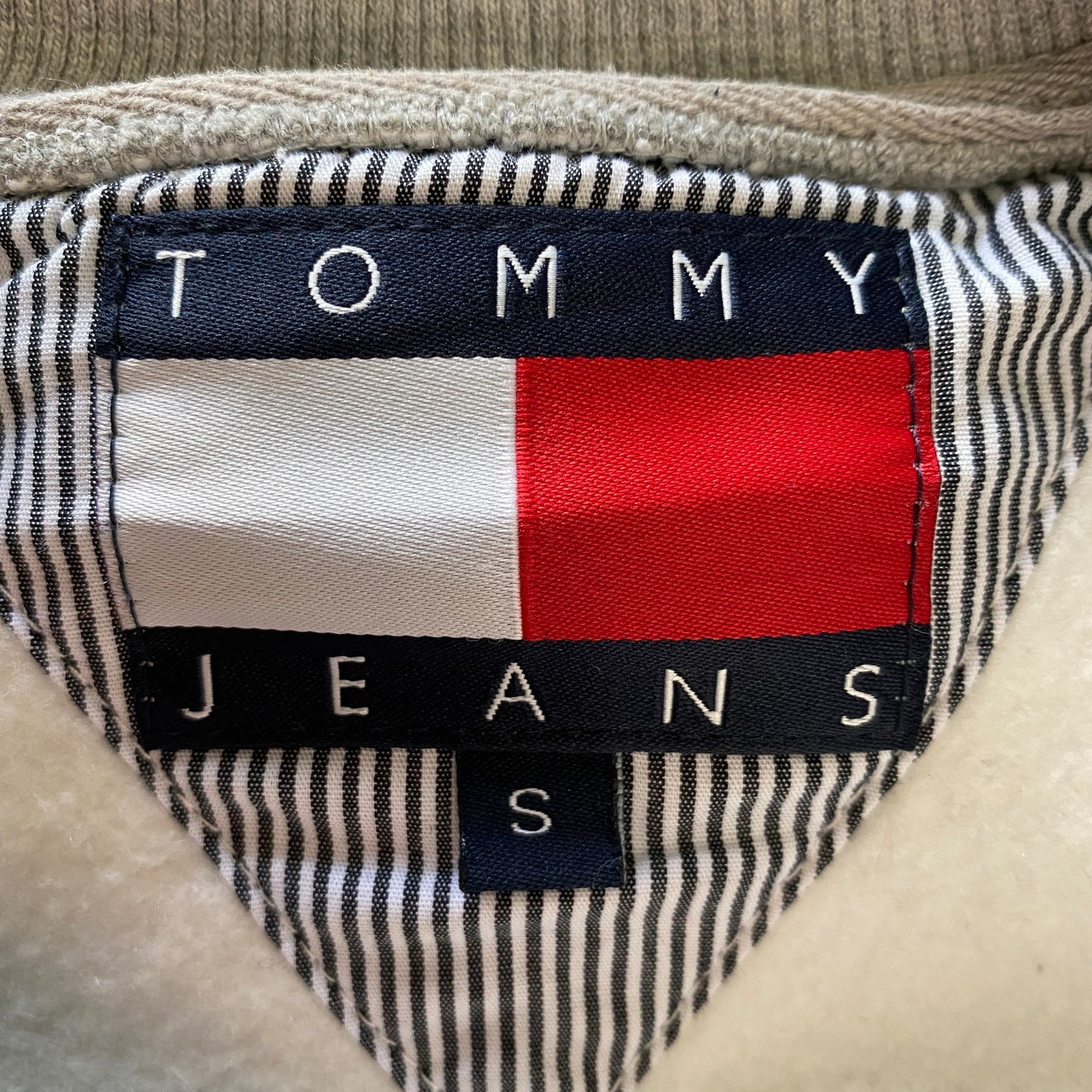 90年代 TOMMY JEANS トミーヒルフィガー ロゴ 刺繍 スウェット 