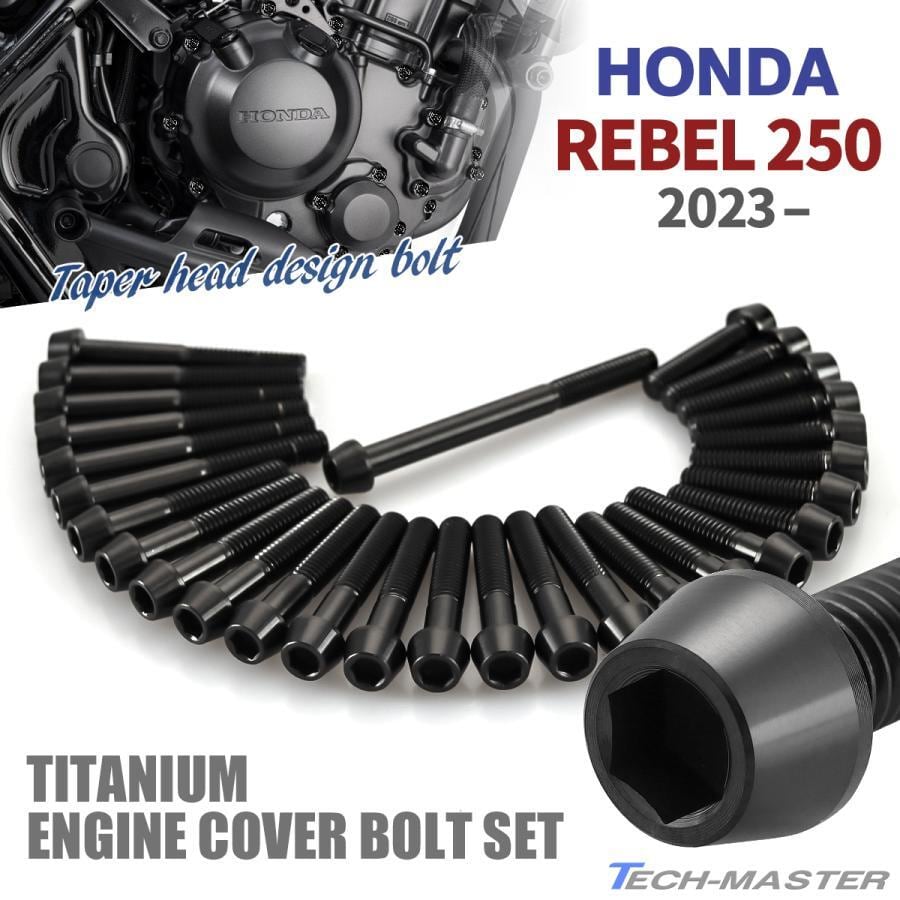 レブル250 REBEL エンジンカバー クランクケース ボルト 29本セット