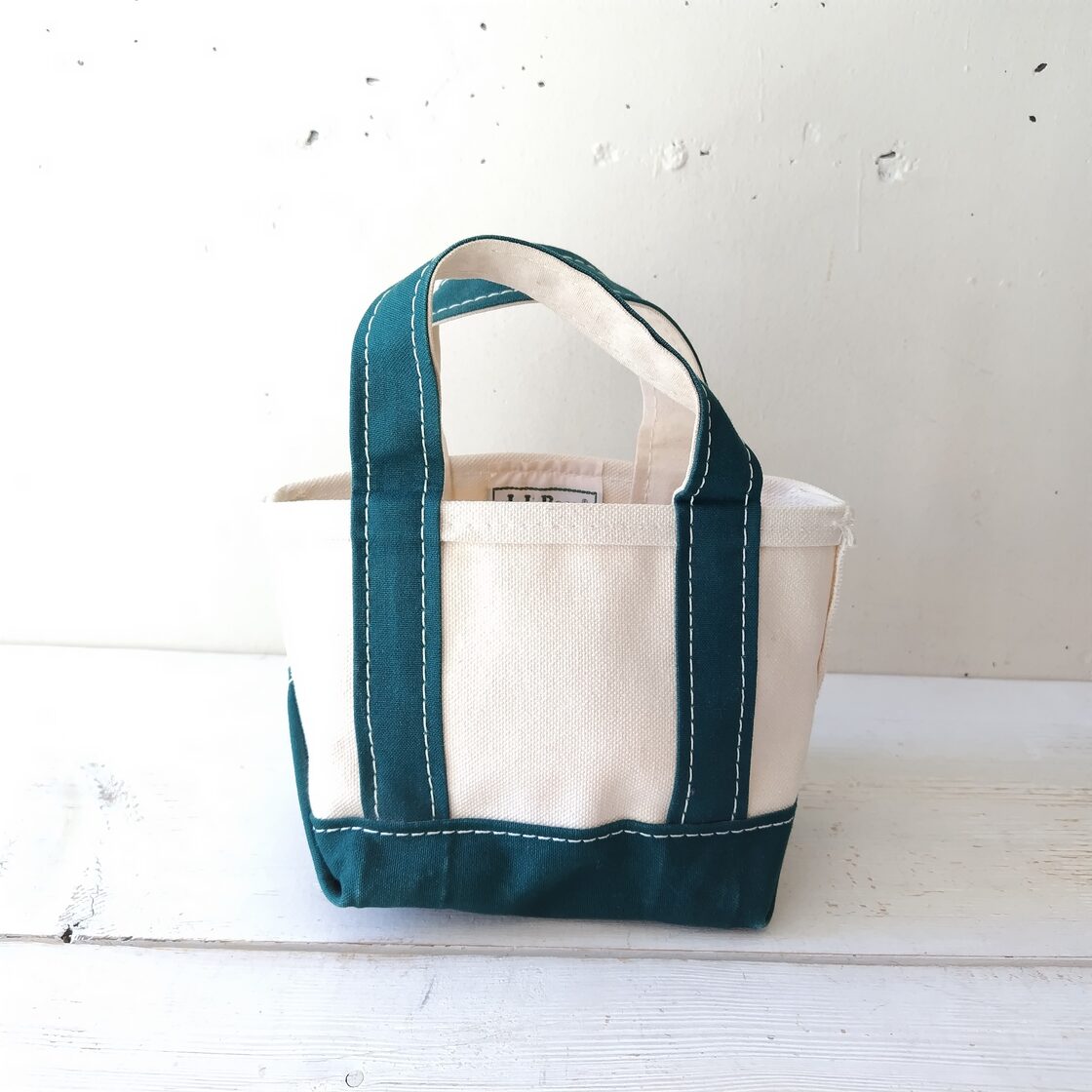 レア 80s〜90s L.L.Bean ミニトートバッグ グリーンハンドル | Pay ID