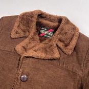 70s Sears シアーズ 裏ボア コーデュロイ ジャケット サイズ 36 /ブラウン系 ヴィンテージ ランチコート アメカジ THE MEN'S STORE