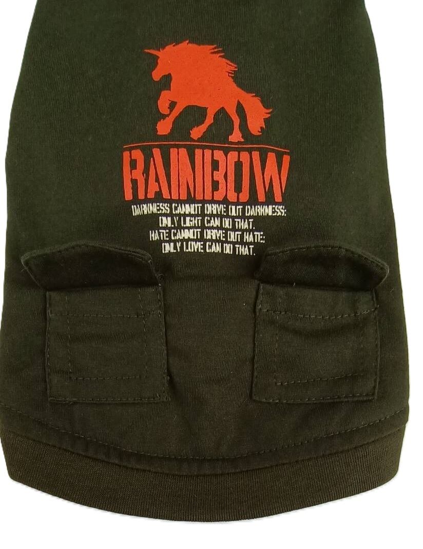 【ドッグウェア】ユニコーンプリントジャケット