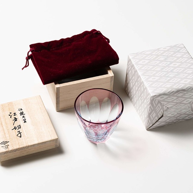 【2020年藤巻百貨店賞 受賞作品】雪の花（瑠璃×ライトブルー）ぐい吞