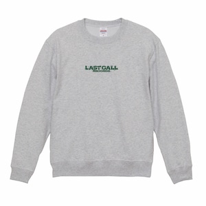 [予約] スウェット -ミックスグレー x グリーン(Front & Back)