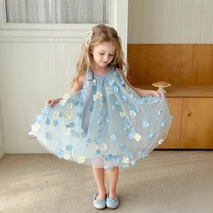 150夏フェアリー風花柄ワンピース2色