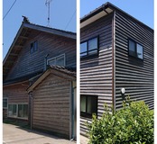 【能登地震義援作品】藤野征一郎　能登ひば木地 [Charity Work for the Noto Earthquake Relief] Seiichiro FujinoPaperweight “SHITAMI” 板壁から能登を想う［2104000000058］